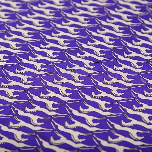 Вискоза 009-20094 фиолетово-синий принтованный