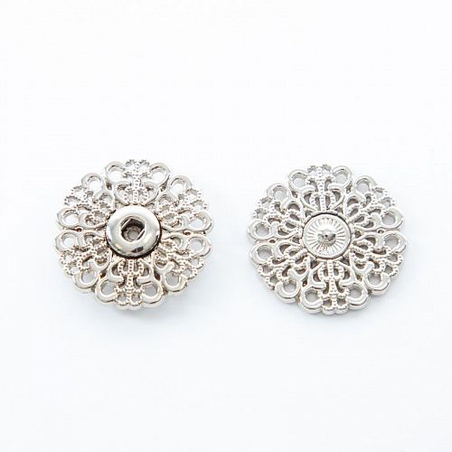 Кнопка пришивная 30 мм металл 550375 под никель