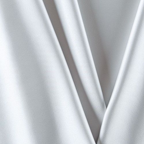 Сатин стрейч 001-08197 светло-серый однотонный