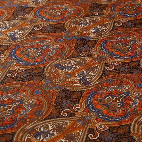 Шерсть плательная Etro 066-19123 корица принтованный