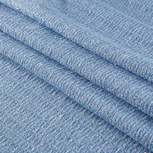 Твид шанель 052-15483 небесно-голубой