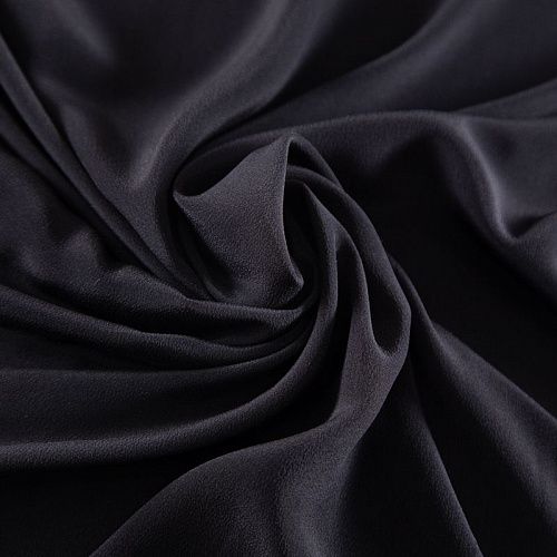 Крепдешин шелковый 028-20190 черный