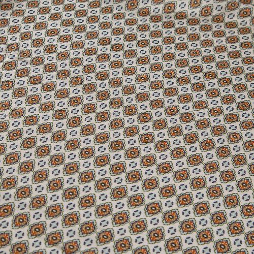 Штапель 069-16638 молочный принтованный