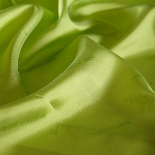Ткань подкладочная 045-11098 салатовый однотонный