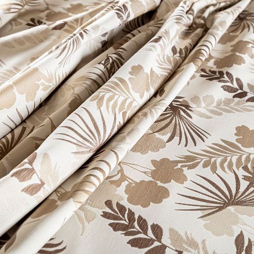 Ткань портьерная жаккард 02-02-03244 бежевый