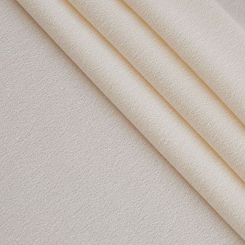 Креп вискозный Versace 026-16392 сливочный однотонный