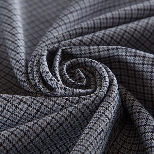 Шерсть костюмная стрейч Michael Kors 025-16296 серый принтованный