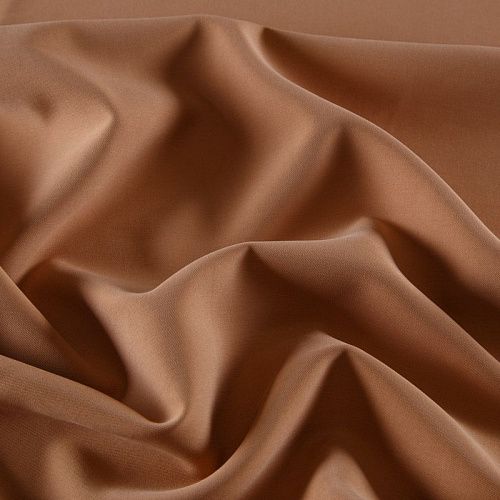 Вискоза костюмно-плательная Сафари 009-13873 медно-терракотовый однотонный