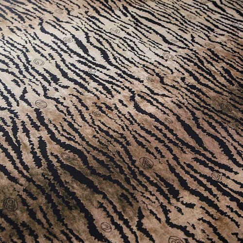 Лайкра 005-12475 бежевый принтованный