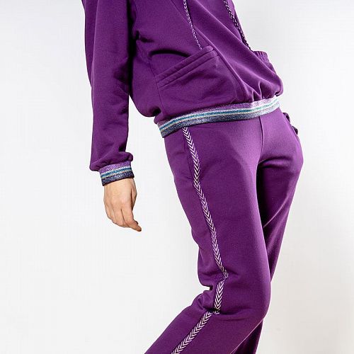 Костюм спортивный женский ГИ002 пурпурный