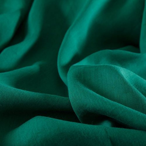 Лен натуральный 035-14720 бриллиантовый зеленый однотонный