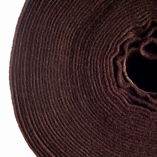 Фетр К33-392 темно-коричневый однотонный