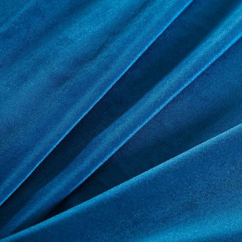 Бархат стрейч 002-18261 сине-голубой