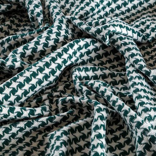 Твид 052-05320 молочно-изумрудный