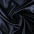 Шелк натуральный атласный 064-16952 черный однотонный