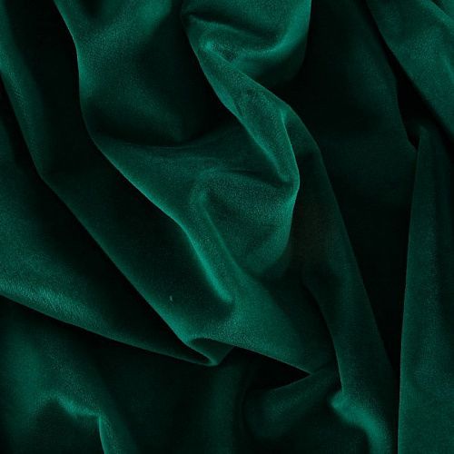 Бархат 002-11899 изумрудный однотонный