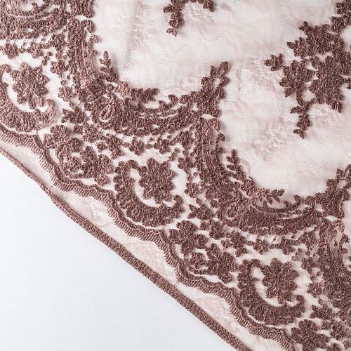 Гипюр К03-835 шоколадный