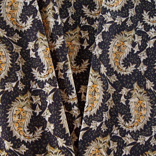 Трикотаж 056-12498 черный принтованный