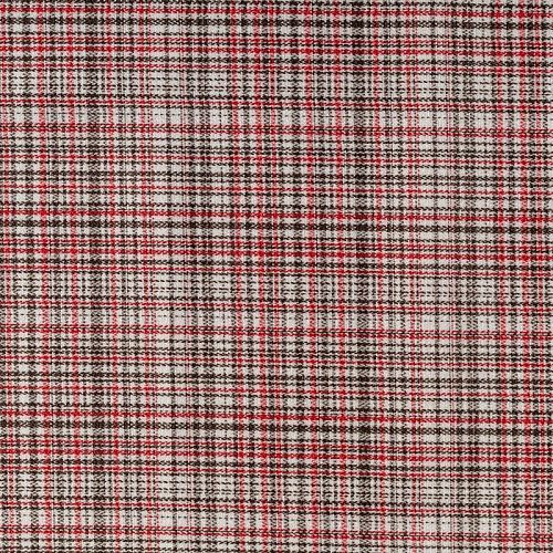 Ткань костюмная К33-295 молочный принтованный