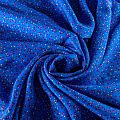 Вискоза 009-00957 васильковый принтованный