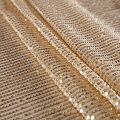 Пайетки на сетке 055-17905 светлое золото