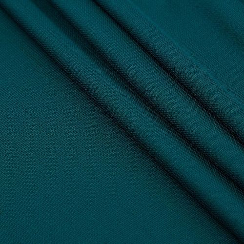 Трикотаж-масло 056-16689 сине-зеленый однотонный