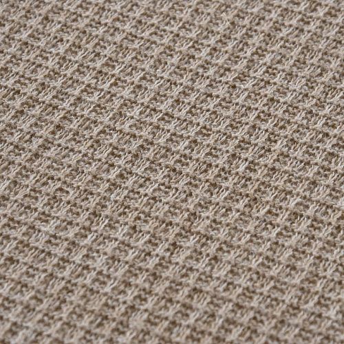 Трикотаж вязаный 056-11823 бежевый однотонный