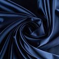 Сатин стрейч К33-559 темно-синий однотонный