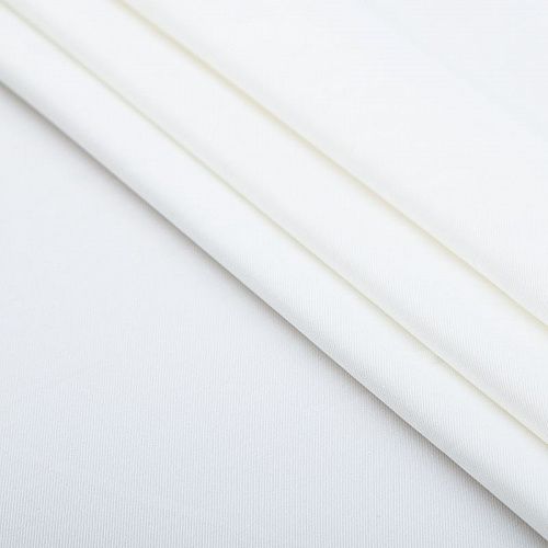 Ткань плательно-рубашечная 049-20103 молочный однотонный