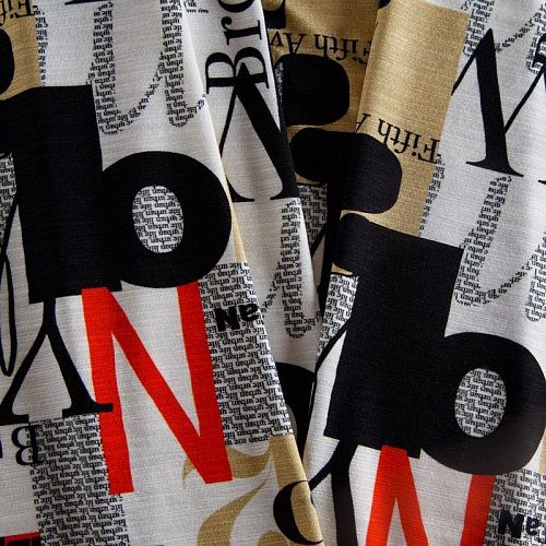 Трикотаж 056-15062 белый принтованный