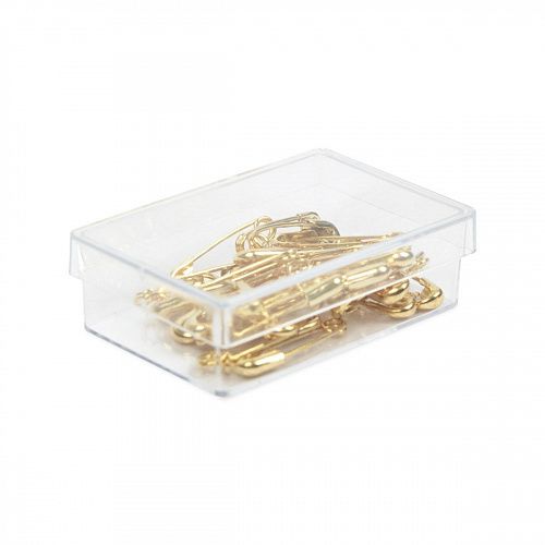 Булавки английские Gamma 19 мм 25 шт PAG-19 золото