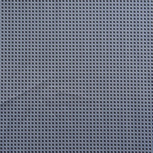 Ткань плательно-рубашечная стрейч 049-11935 голубой принтованный