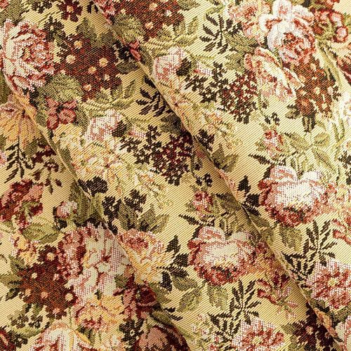 Гобелен гостиный 513-02-72 бежевый букеты