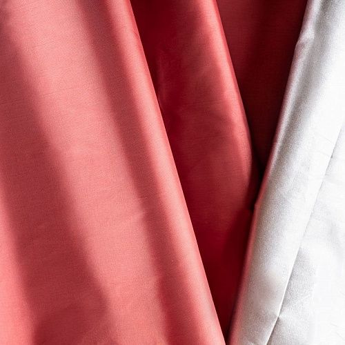 Ткань плащевая К33-586 col.5 морковно-красный однотонный