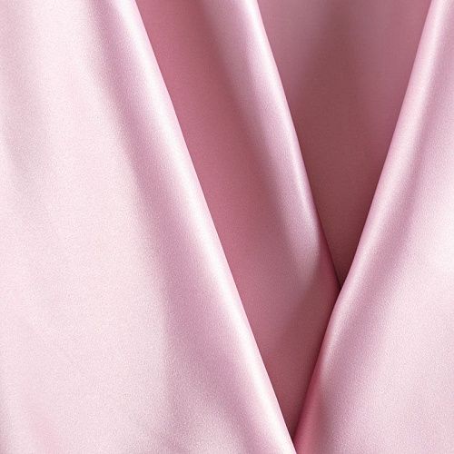 Сатин-тафта 001-07327 пудрово-розовый однотонный