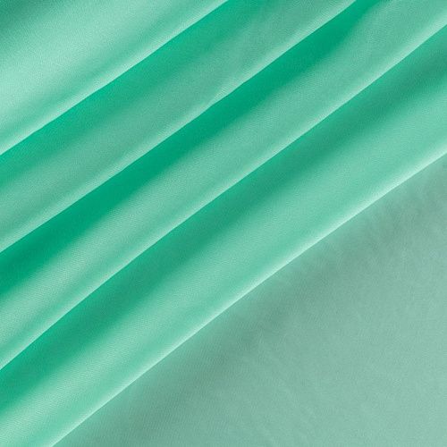 Шифон К33-893 мятный однотонный