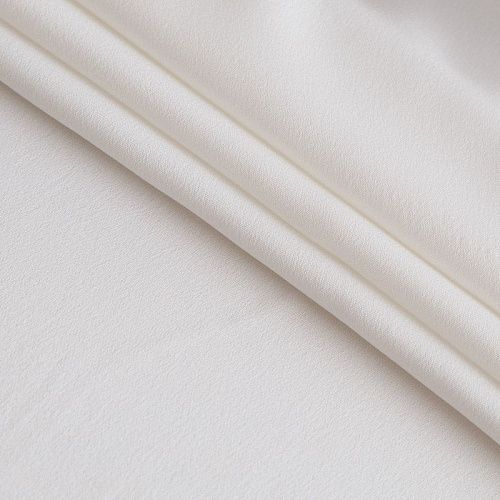 Креп-шифон шелковый 027-15049 айвори однотонный