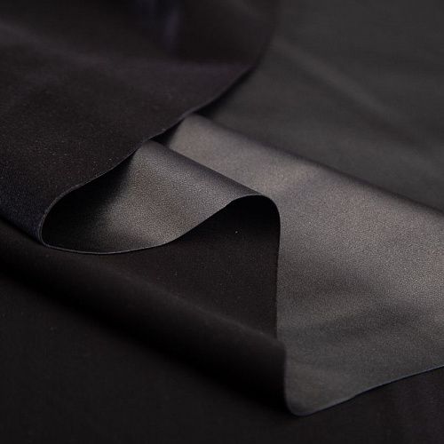 Экокожа стрейч 070-18716 черный однотонный