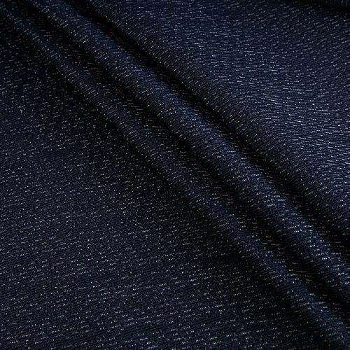 Ткань костюмная 025-14520 темно-синий меланж