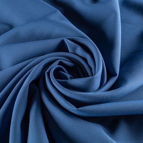 Габардин К25-894 серо-голубой однотонный