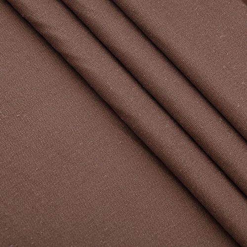 Лен-вискоза стрейч 035-18751 ореховый