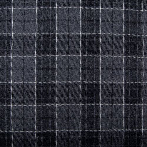 Шерсть костюмная 025-20003 серый клетка