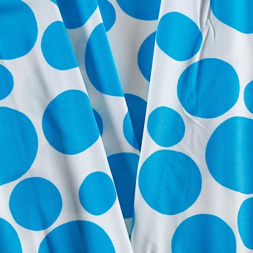 Трикотаж холодный 056-12125 белый принтованный