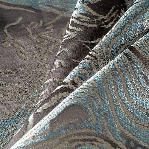 Ткань портьерная жаккард h-300 см 02-02-00173 темно-серый